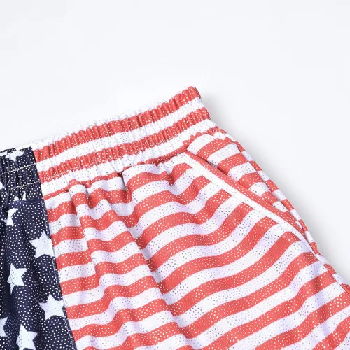Vista 4 de Perfashion Pantalones cortos metálicos para niñas, pantalones y gafas de sol brillantes para fiestas