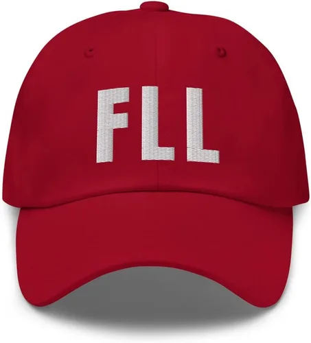 Vista 9 de Airport Code FLL Hat Fort Lauderdale Florida FL - Gorra bordada para papá, gorra de béisbol con hebilla ajustable Negro