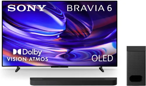 Vista 30 de Sony 65 pulgadas BRAVIA 6 OLED 4K HDR Smart Google TV con Gemini (K-65A60)
