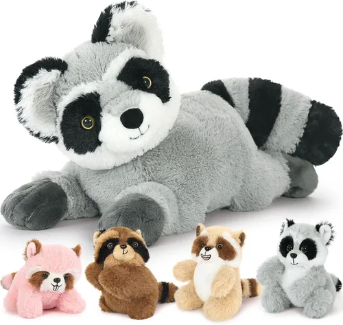 Vista 20 de MorisMos Teddy Bear Stuffed Animal, 13 Inch Bear with Backpack & 2 Babies