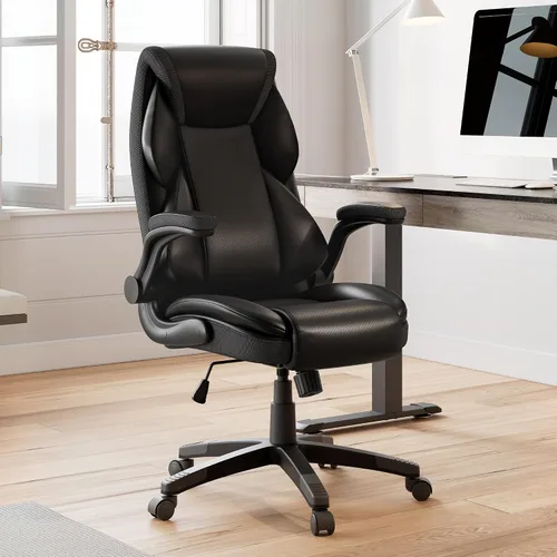 Vista 10 de EUREKA ERGONOMIC Galene - Silla de oficina ejecutiva, color beige Blanco sucio