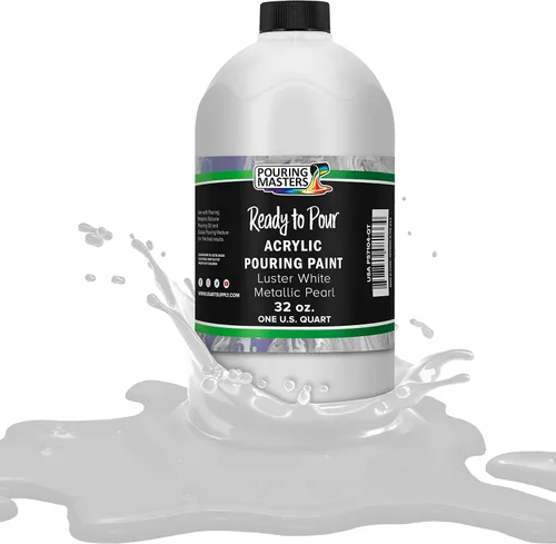 Vista 27 de Pouring Masters - Pintura acrílica premezclada de 8 onzas líquidas listas para verter, oro de 24 quilates, suministros de arte fluido para lienzo