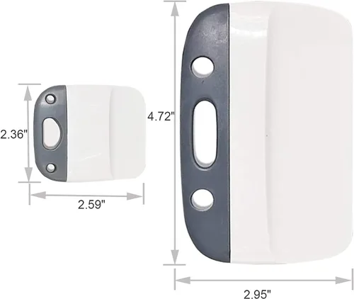 Vista 2 de 2 raspadores, raspador XL, herramientas de deshierbe artesanales, herramienta básica para desbrozadora de vinilo, gris