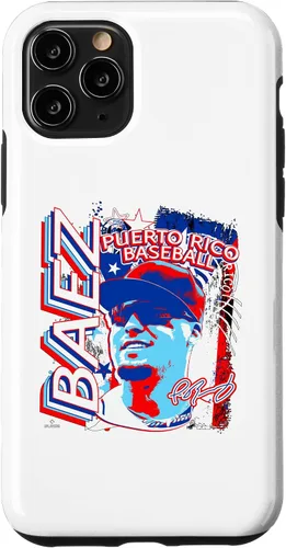 Vista 28 de Funda para iPhone 11 Javier Baez International Baseball Puerto Rico MLBPA