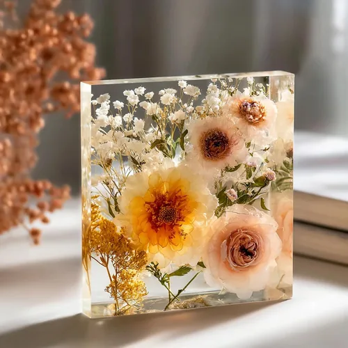Vista 8 de Paquete de 7 moldes de resina de silicona grandes para álbum de teléfono, decoración de escritorio, posavasos, decoración del hogar, regalo, moldes