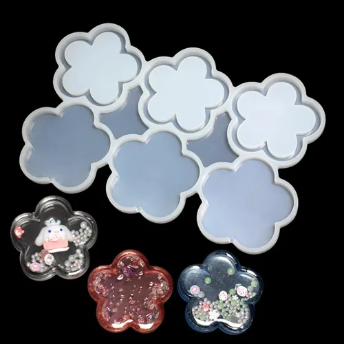 Vista 6 de mostsom Moldes de silicona para piruletas, moldes de silicona para piruletas de chocolate, con diseño de hojas, flores, dulces, sin palillos, 2