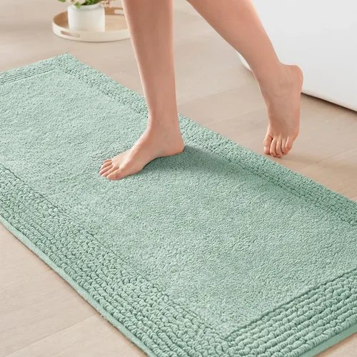 Vista 38 de Madison Park Splendor - Alfombra de baño reversible 100% algodón con mechones - 3000 GSM calidad hotelera lujosa felpa de pelo medio alfombrilla