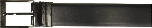 Vista 3 de Perry Ellis Men's Portfolio Feather Edge Etched Buckle Soft Touch Leather Reversible Belt