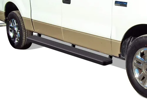 Vista 8 de APS (Estribo plateado) Estribos Nerf Bars escalones laterales compatibles con Ford F150 2004-2008 SuperCrew Cab