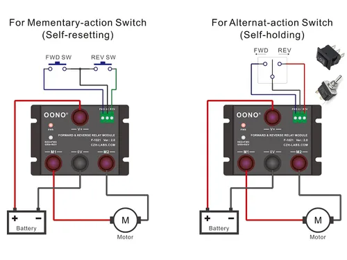 Vista 2 de Módulo de relé delantero y reverso de 12V 50Amp para motor/actuador lineal, módulo de retransmisión de marcha atrás
