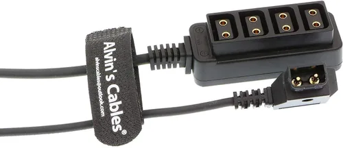 Vista 8 de Alvin's Cables D-tap - Cable divisor Dtap macho a 4 puertos hembra macho a 4 puertos hembra Splitter Hub Cable de alimentación para ARRI RED Teradek