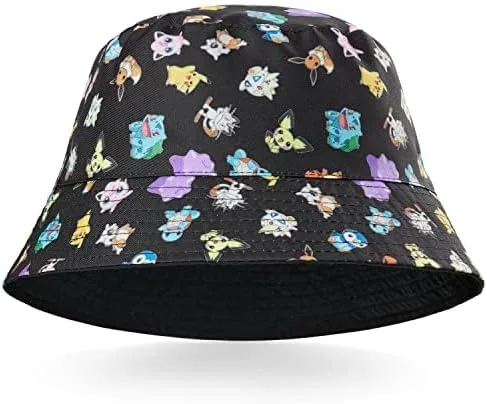 Vista 2 de Pokemon Gorra de béisbol para niños y niñas, unisex, Pikachu, correa ajustable, accesorios de verano