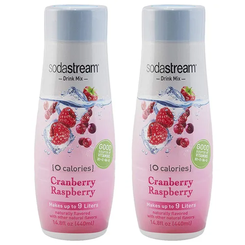 Vista 15 de SodaStream Mezcla de bebida Zero Strawberry Sandía, 14.8 onzas líquidas, paquete de 2