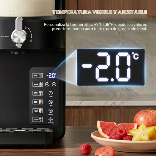 Vista 7 de Máquina de granizado con 15 minutos de aguanieve rápido 6 preestablecidos