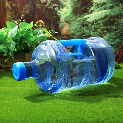 Vista 3 de SOLUSTRE Jarra de agua de 5 L, jarra de agua portátil para exteriores, cubo de agua mineral, cubo de almacenamiento de agua con asa, gran capacidad