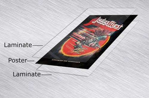 Vista 5 de Judas Priest - Póster de música (Screaming For Vengeance) (Tamaño: 24" x 36") (póster laminado)