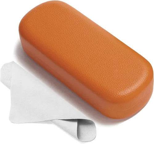 Vista 9 de Marvolia Estuche para gafas de sol, funda rígida grande de piel sintética para gafas de sol Negro
