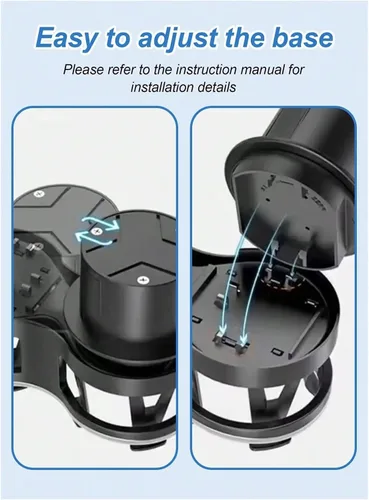 Vista 5 de Universal Car Cup Holder Extender - 2-in-1 Dual Design with Elastic Adjustable Clamp for Cars, Trucks & SUVs