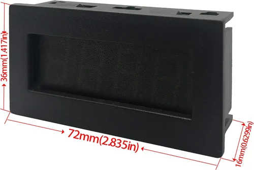Vista 3 de DIGITEN - Tacómetro de 4 dígitos con LED azul, medidor de velocidad RPM + sensor magnético de proximidad Hall NPN + soporte de montaje para sensor