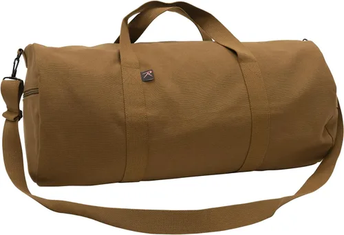 Vista 19 de Rothco Bolsa de Lona de Servicio Pesado para el Hombro Tipo Duffle - Bolsa Resistente de Equipo de Gimnasio y Viaje Gris carbón