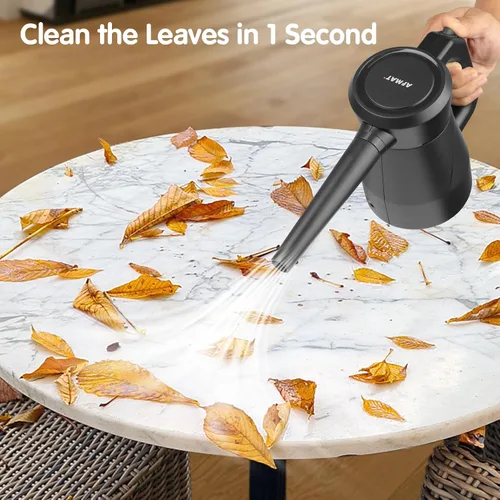 Vista 6 de AFMAT Soplador de aire eléctrico, repuesto para latas de aire comprimido, herramientas de limpieza multiusos con cable de 9.8 pies para electrónica