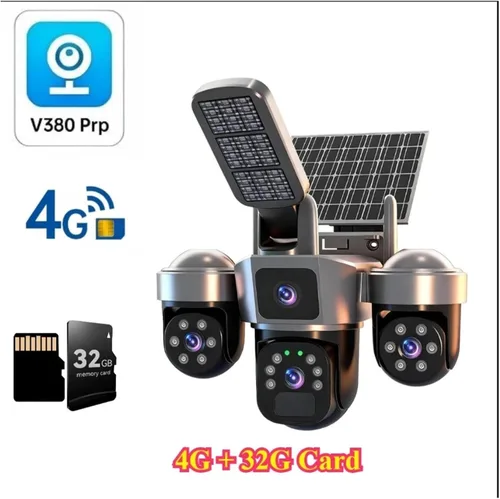 Vista 2 de Cámara de seguridad solar para exteriores 2 en 1