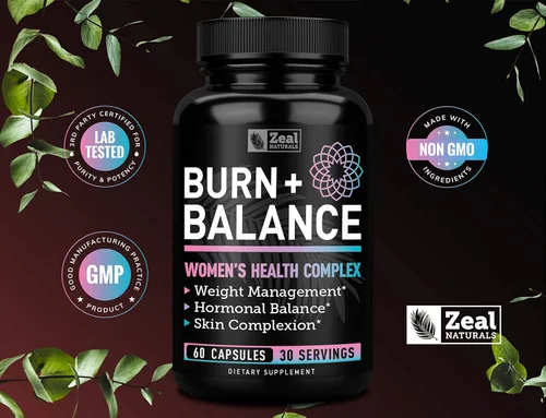 Vista 6 de Zeal Naturals Apoyo a la pérdida de peso para mujeres + vitaminas para el equilibrio diario (hierro, vitamina D, setria, folato) píldoras de apoyo