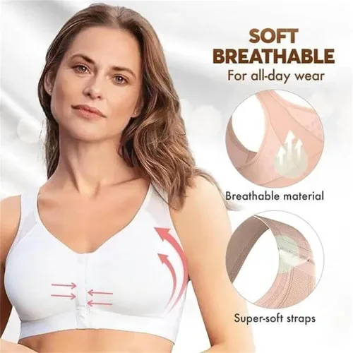 Vista 3 de danlein Glodence Brasier para mujeres mayores, brasier Glodence, brasier ajustable Glodence con soporte de pecho multifuncional