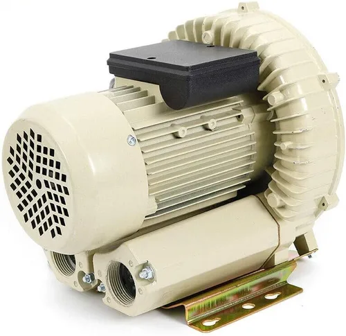 Vista 2 de Gdrasuya10 Bomba de aire comercial Acuario Hidroponía Acuicultura Peces Estanque Vórtice Bomba de soplador de aire 370W 110V 60HZ Soplador de bomba