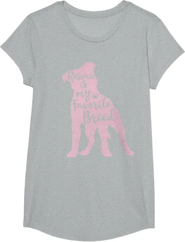 Vista 53 de Pitbull Rescue Is my Favorite Breed Dog Pit Bull Mama - Camiseta, Negro, S