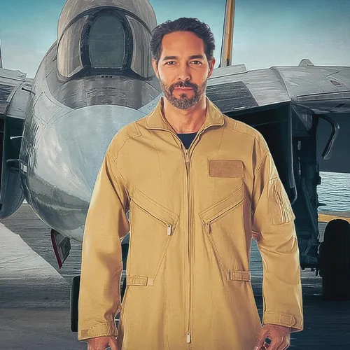 Vista 2 de Rothco Flightsuit – Mono de piloto para hombre – Mono de cosplay Negro