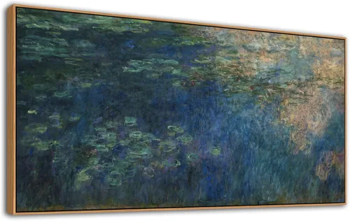 Vista 9 de tigeridge Arte de pared de abedul enmarcado, lienzo de bosque de abedul floreciente, imágenes de paisaje natural, decoración de pared de madera