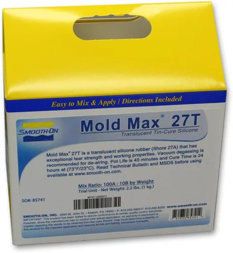 Vista 2 de Mold Max 27T - Compuesto de goma de silicona para curado por condensación translúcida - Unidad de pinta