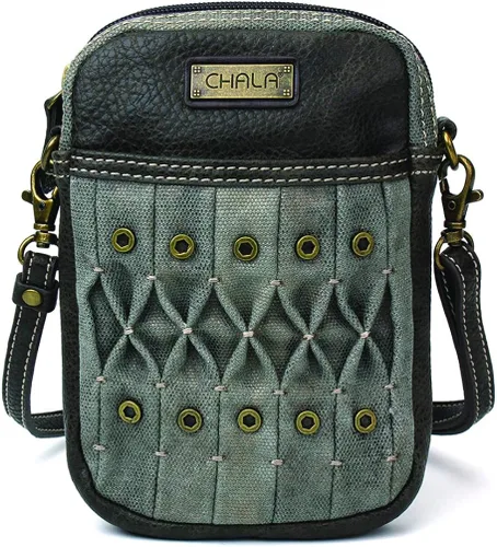Vista 2 de Chala Bolso cruzado para teléfono celular, con correa ajustable