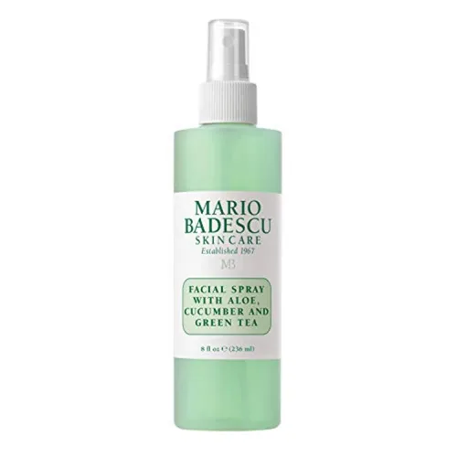 Vista 9 de Mario Badescu Espray facial con aloe, pepino y té verde para todo tipo de piel, espray facial que hidrata y revitaliza 4 fl oz (118 ml)