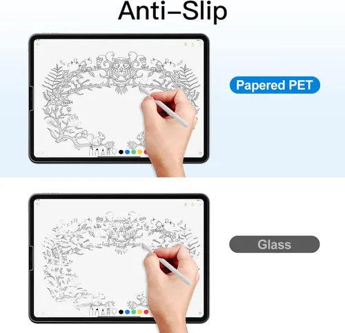 Vista 4 de JETech Protector de pantalla de papel para iPad Pro 11" 4/3/2/1, Air 5/4, paquete de 1 For iPad Air 5/4 10.9" (2022/2020) & Pro 11