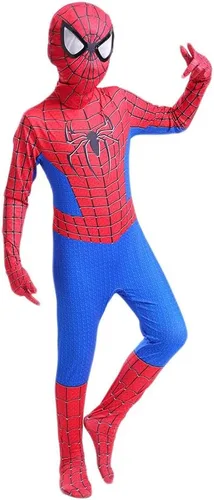 Vista 3 de Uematu Disfraz de Halloween para niños, traje de cosplay de superhéroe