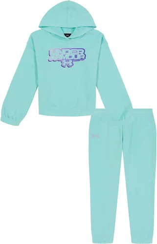 Vista 130 de Under Armour baby-girls Ua Terrazzo Leopard Heart SetShort Set