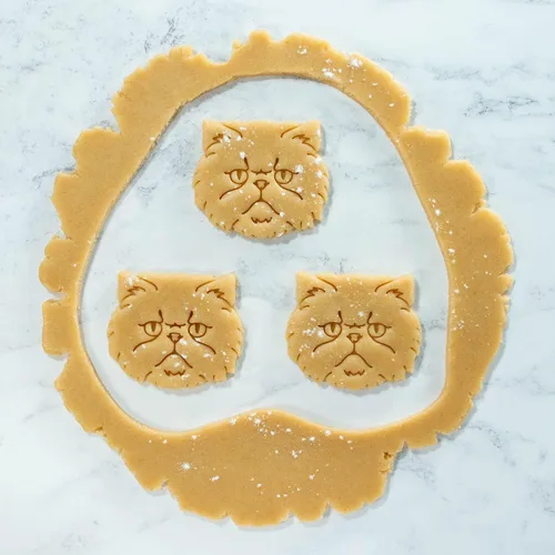 Vista 4 de Cortador de galletas de gato persa, 1 pieza - Bakerlogy