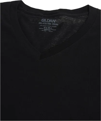 Vista 4 de Gildan - Camisetas de cuello en V para hombre Multipack