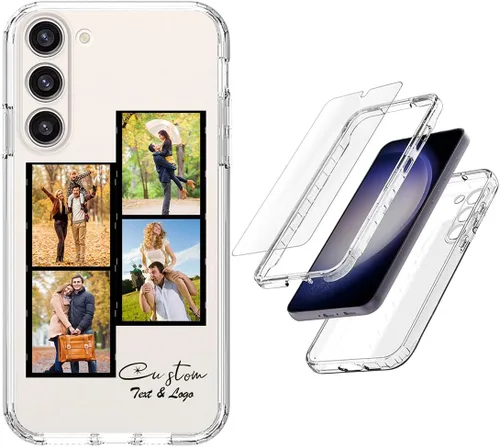 Vista 27 de Funda resistente personalizada para Samsung Galaxy S20 FE [protector de pantalla de vidrio templado] [carcasa de silicona suave] [parachoques de PC]