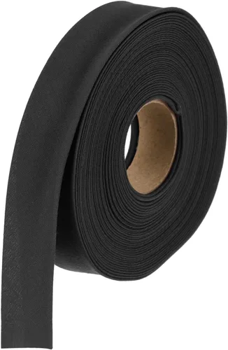 Vista 8 de MECCANIXITY Cinta al bies de doble pliegue de 1 pulgada, cinta al bies de poliéster continua a granel para coser, costura, acolchado, dobladillo