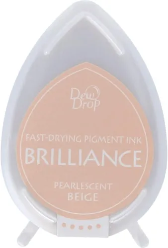 Vista 8 de Tsukineko Brilliance Dew Drop Inkpad, Moonlight White