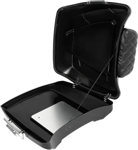 Vista 7 de HECASA Maleta de equipaje Razor con respaldo Argyle compatible con modelos Harley Davidson 1997-2023 Touring Street Glide Road Glide Road King