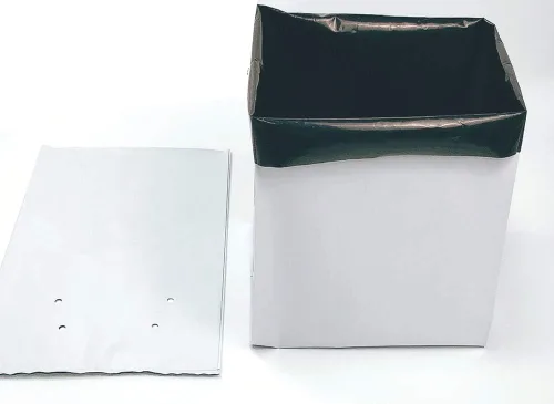 Vista 9 de HORTIPOTS Bolsas de cultivo de plástico blanco y negro de 0.5 galones (paquete de 100)