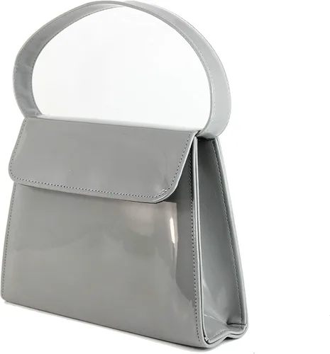 Vista 7 de LONI Bolso de mano para mujer Bolso de hombro y asa superior Bolso de charol para boda y baile de graduación
