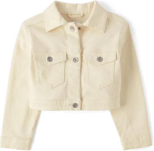 Vista 6 de The Children's Place Chaqueta vaquera básica para niña Lavado Azure