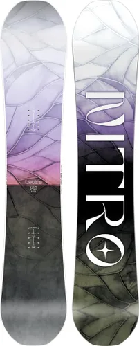 Vista 15 de Nitro Lectra Tabla de Snowboard All-Mountain para Mujer All-Mountain, Freeride, Flex 4/10, Camber, Extruded Base, Beginner/Intermediate