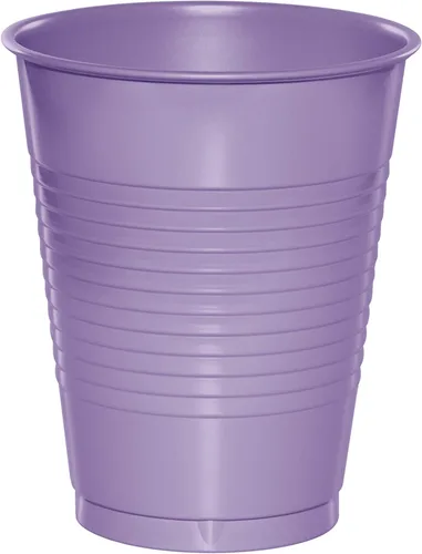 Vista 4 de Creative Converting 28304281 - 20 vasos de plástico Touch of Color, 16 onzas, rosa caramelo