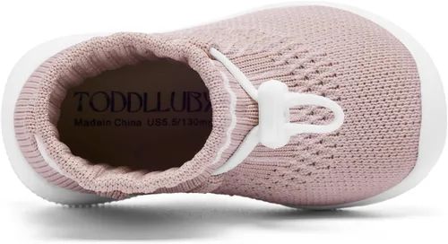 Vista 3 de Fahrerliebe Zapatos de bebé para niños y niñas, antideslizantes, ligeros, para primeros pasos, suela de memoria suave, zapatos para niños pequeños